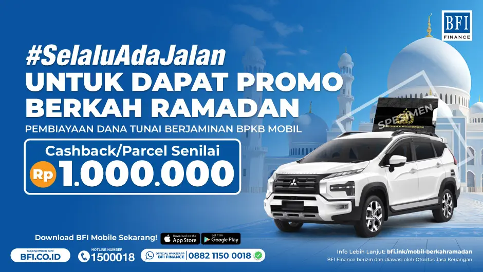 Promo Cashback Ramadan 2025 - Pembiayaan Jaminan BPKB Mobil